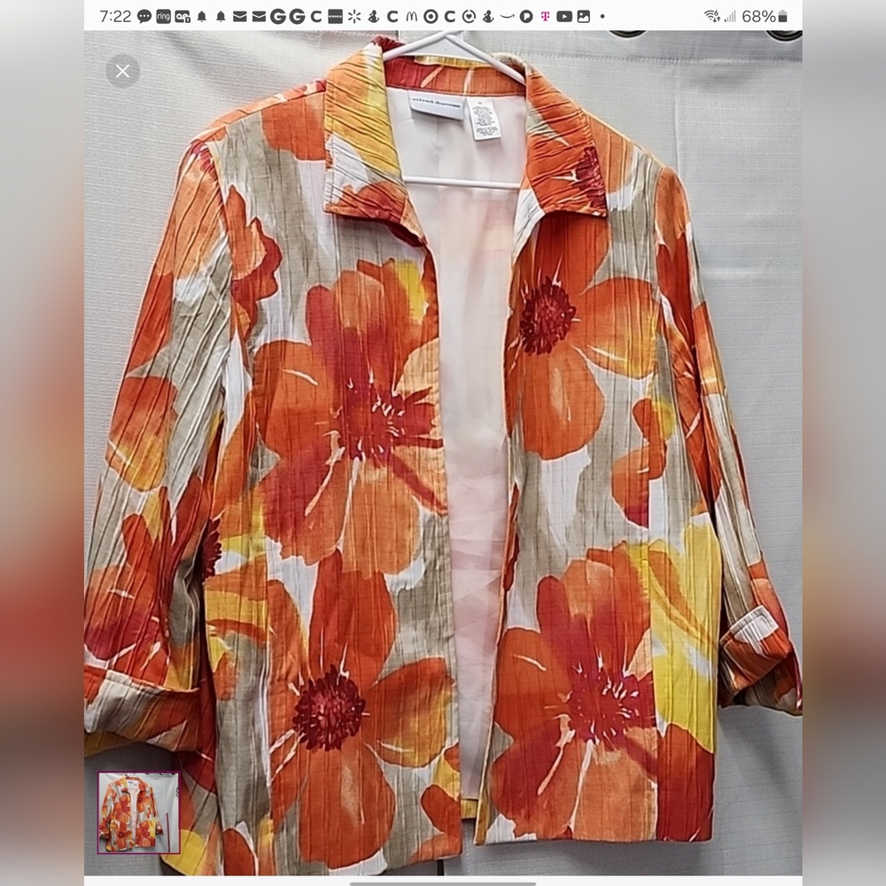 Alfred Dunner floral jacket